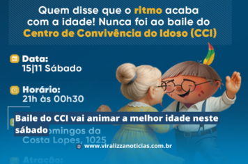 Baile do CCI vai animar a melhor idade neste sábado