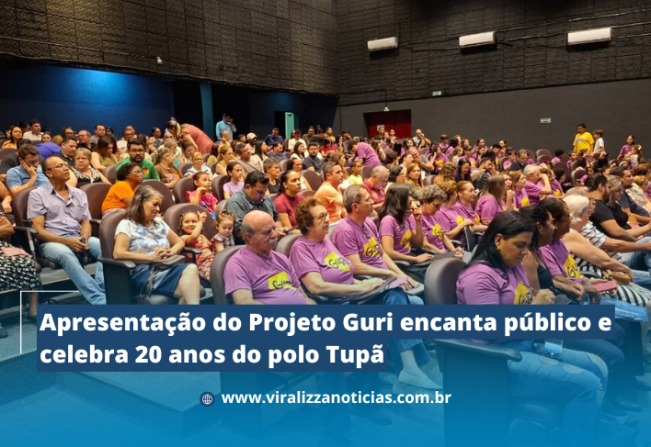 Apresentação do Projeto Guri encanta público e celebra 20 anos do polo Tupã