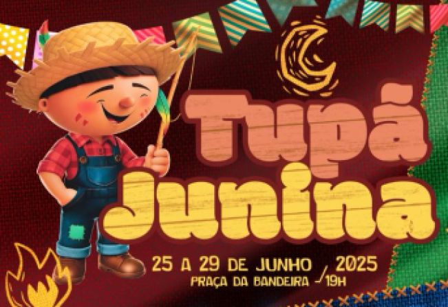 Tupã Junina 2025 terá shows de Sérgio Reis, Teodoro e Sampaio, César e Paulinho e Fiduma e Jeca
