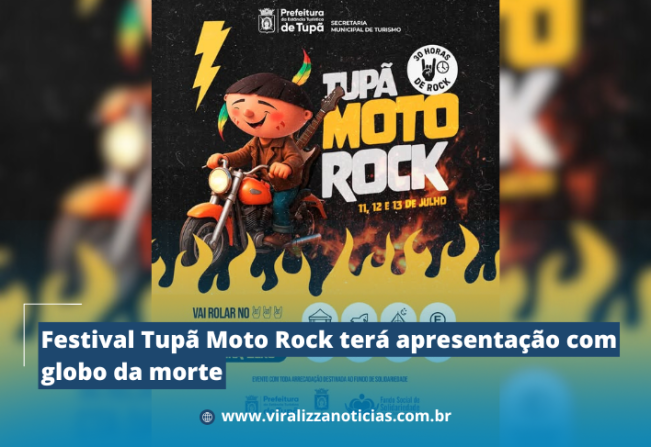 Festival Moto Rock terá apresentação com globo da morte